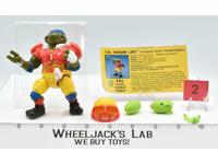 T.D. Tossin' Leo #2 100% Complete Teenage Mutant Ninja Turtle 1991 Playmates