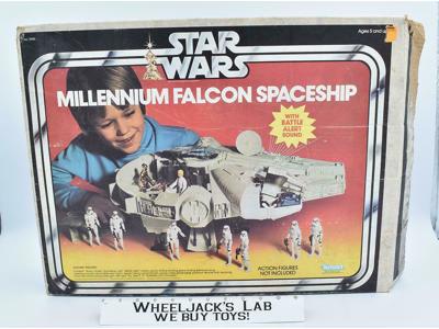 Millennium Falcon 100% Complete W/ Box WORKS NICE COLOR 1979 Vintage Star Wars