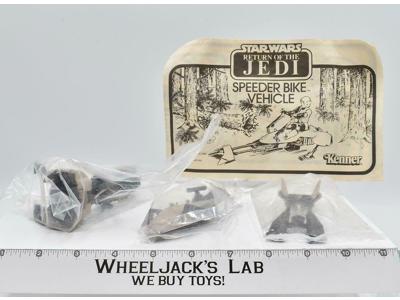 Speeder Bike Vehicle NEW BAGGED 100% Complete Star Wars ROTJ 1983 Kenner