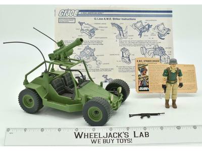 A.W.E. Striker W/ Crankcase 100% Complete 1985 GI Joe ARAH Hasbro Action Vehicle
