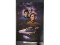 Captain Kirk &amp; Spock Star Trek The Original Series Poster 35" x 34" #46 of 199