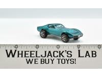 Custom Corvette Teal Restored 1967 Redline Hot Wheels Mattel Vintage RL