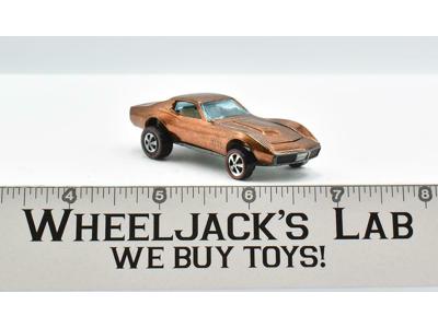 Custom Corvette Copper Restored 1967 Redline Hot Wheels Mattel Vintage RL