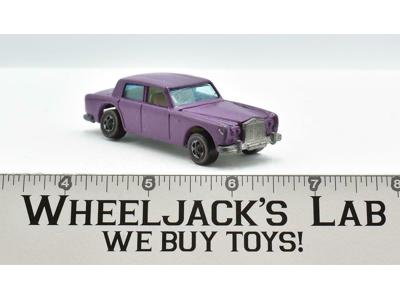 Rolls-Royce Silver Shadow Purple Restored 1969 Redline Hot Wheels Mattel Vintage