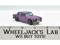 Rolls-Royce Silver Shadow Purple Restored 1969 Redline Hot Wheels Mattel Vintage