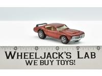Olds 442 Orange Restored 1969 Hot Wheels Mattel Vintage RL