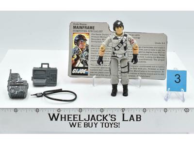 Mainframe #3 V1 100% Complete 1986 GI Joe ARAH Vintage Hasbro Action Figure