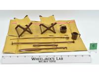 Lot 6 Big Jim GI Joe Action Figure Camping Accessories Vintage