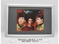 Sulu Uhura Chekov Star Trek Takei/Nichols/Koenig AUTOGRAPHED 8x10 Picture