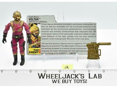 Voltar #2 V1 1988 GI Joe ARAH Cobra Vintage Hasbro Action Figure