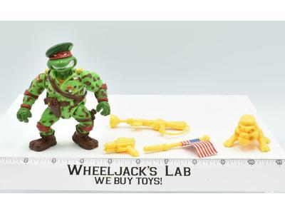 Green Teen Beret Raphael COMPLETE Teenage Mutant Ninja Turtles 1991 Playmates
