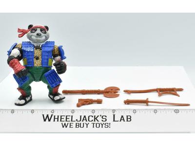Panda Khan 100% Complete Teenage Mutant Ninja Turtles 1990 Playmates Figure