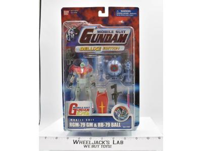 RGM-79 GM &amp; RB-79 Ball Deluxe Edition Mobile Suit Gundam 2001 Bandai MOSC NEW