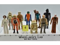 Lot of 10 #4 Star Wars 1980's Kenner Vintage Action Figures