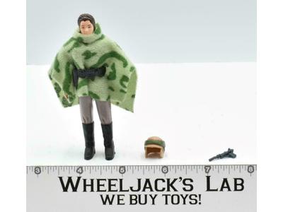 Princess Leia W/Combat Poncho 100% Complete Star Wars ROTJ 1984 Kenner Figure