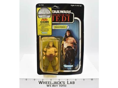 Rancor Keeper MOSC 77 Back Star Wars ROTJ 1983 Vintage Kenner