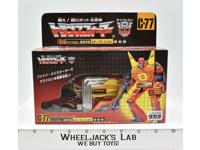 Rodimus Prime Convoy C-77 100% Complete Reissue Transformers 2001 Takara G1 MIB