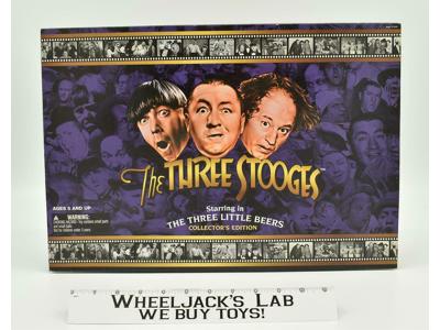 The Three Stooges The Three Little Beers NRFB MISB 1997 Hasbro Comedy III