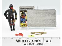 Iron Grenadiers #2 V1 Complete ARAH 1988 GI Joe Vintage Hasbro Action Figure