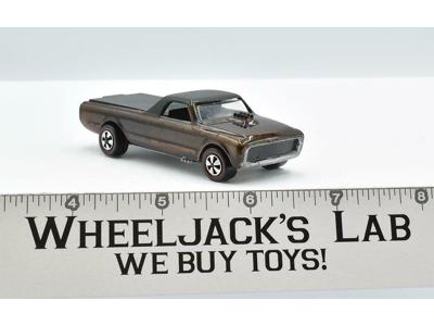 Custom Fleetside Hot Wheels Brown Restored 1968 Redline Vintage