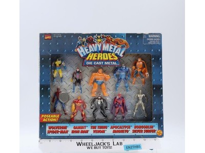 Heavy Metal Heroes Marvel Comics 1997 Toybiz Action Figure Set NEW Sealed
