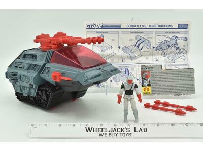 Cobra HISS Tank II Complete W/ Driver 1983 GI Joe ARAH Hasbro Vintage Vehicle