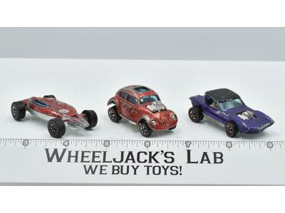Shelby Turbine Python &amp; Custom Volkswagen Hot Wheels Vintage Redline Hong Kong