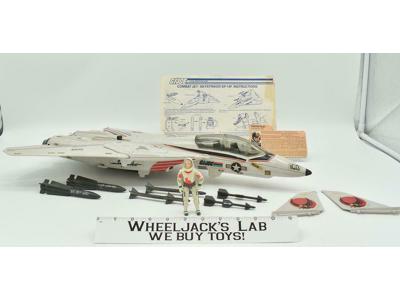 Skystriker XP-14F Combat Jet W/Ace 1983 G.I. Joe Vintage Action Figure Vehicle