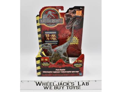 Pack Raptor Re-Ak A-Tak Jurassic Park III 2001 Hasbro Action Figure NEW SEALED