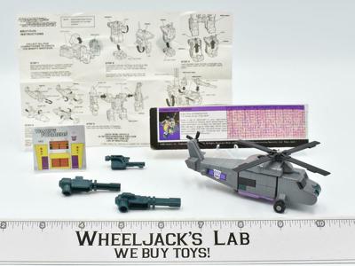 Vortex METAL 100% Complete NEAR MINT W/STICKER SHEET 1985 G1 Transformers