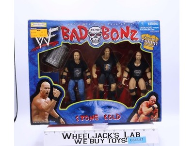 Bad To The Bonz WWF 1998 Jakks Pacific Action Figure Set NEW MIB