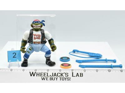 Classic Rocker Leo #2 100% Complete Teenage Mutant Ninja Turtle 1991 Playmates