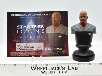 Captain Ben Sisko Star Trek Icons Diamond Select Toys Bust Sculpture