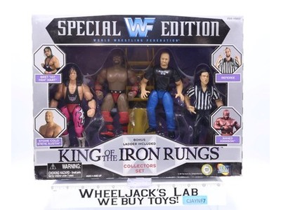 King of the Iron Rungs WWF 1997 Jakks Pacific Action Figure Set NEW SEALED