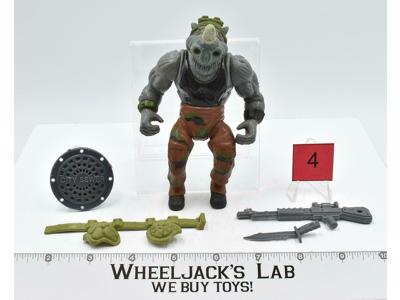 Rocksteady #4 100% Complete Teenage Mutant Ninja Turtles TMNT 1988 Playmates