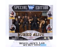 Buried Alive WWF 1997 Jakks Pacific Action Figure Set NEW MIB