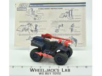 Ferret ATV 100% Complete 1985 GI Joe ARAH Vintage Hasbro Action Vehicle