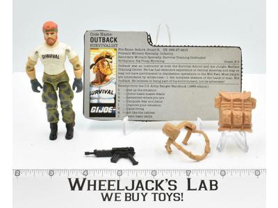 Outback V1 1987 GI Joe ARAH Hasbro Vintage Action Figure