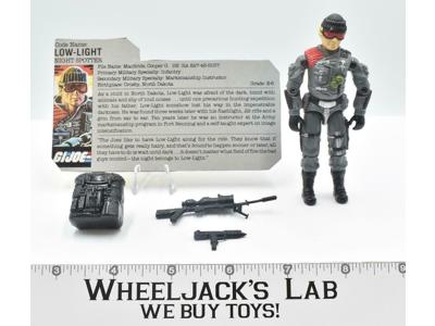 Low-Light 100% Complete GI Joe V1 ARAH Vintage Hasbro 1986 Action Figure