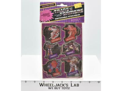 Switchable Stickables Fighter Pack Style #4 1984 NEW G1 Transformers Vintage