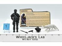 Snake Eyes &amp; Timber #1 V2 100% Complete 1985 GI Joe Vintage Hasbro Action Figure