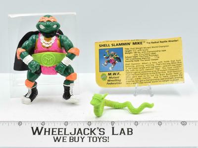 Shell Slammin' Mike 100% Complete Teenage Mutant Ninja Turtle 1991 Playmates