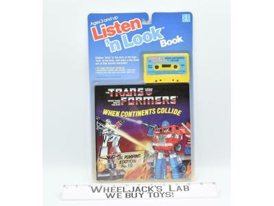 When Continents Collide Listen 'n Look Book Read Along Storybook Transformers G1