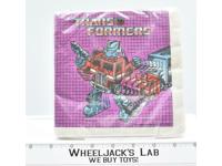 Optimus Prime NEW Luncheon Napkins 1984 Hasbro G1 Transformers