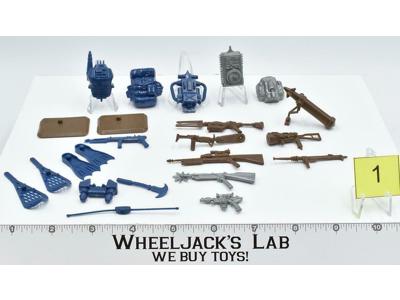Lot Battle Gear Accessory 6 Set 1 1988 Weapons GI Joe Vintage Action Figure