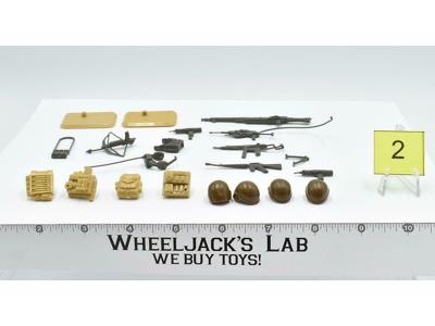 Lot Battle Gear Accessory 1 Set 2 1983 Weapons GI Joe Vintage Action Figure