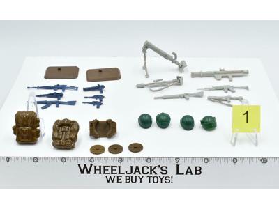 Lot Battle Gear Accessory 2 Set 1 1984 Weapons GI Joe Vintage Action Figure