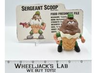Sergeant Scoop W/Card Food Fighters 1988 Mattel Vintage Action Figure