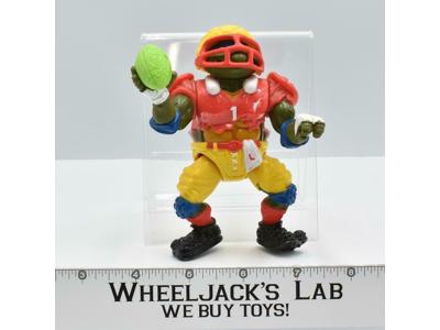 T.D. Tossin' Leo Teenage Mutant Ninja Turtles 1991 Playmates Action Figure