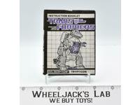 Trypticon Instruction Booklet Manual 1986 G1 Transformers Vintage